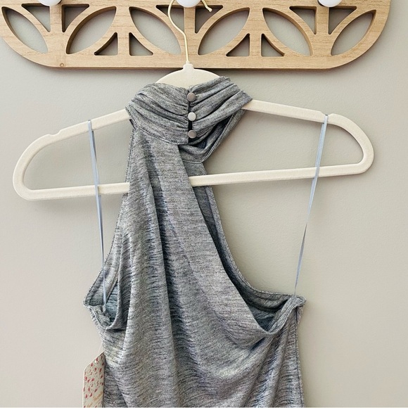 Free People Koda Gray Tank Top Sz Small - Picture 5 of 10